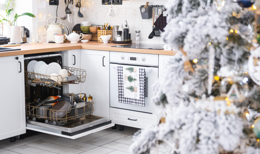 Bellissima Kitchens Nottingham christmas dishwasher installation